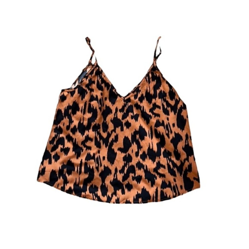 SHEIN Women’s leopard print tank size large